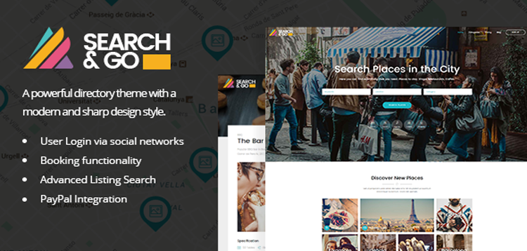 Item cover for download Search & Go - Modern & Smart Directory Theme