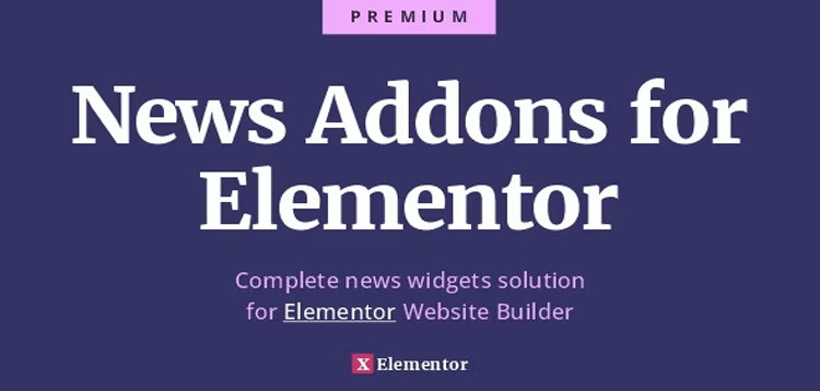 Item cover for download News Addons for Elementor - Ultimate News, Blog and Magazine Widgets