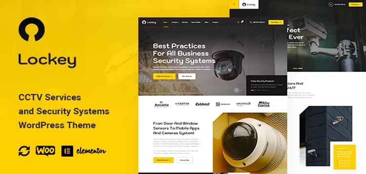 Item cover for download Lockey - CCTV and Security Systems WordPress Theme