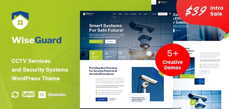 Item cover for download WiseGuard - CCTV and Security Systems WordPress Theme