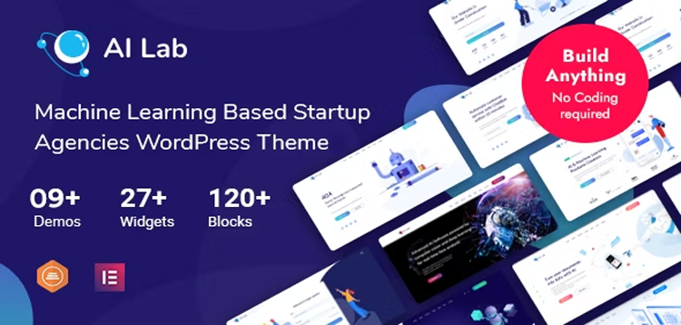 Item cover for download AI Lab - Machine Learning WordPress Theme