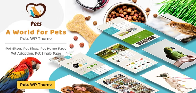 Item cover for download Pet World - Dog Care & Pet Shop WordPress Theme