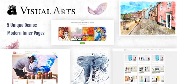 Item cover for download Visual Art | Gallery WordPress Theme
