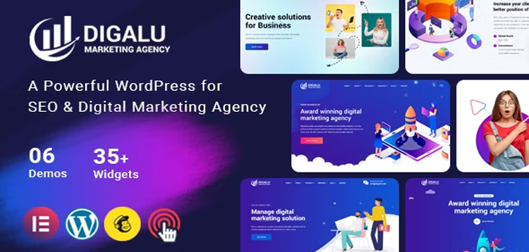 Item cover for download Digalu - Digital Marketing Agency WordPress