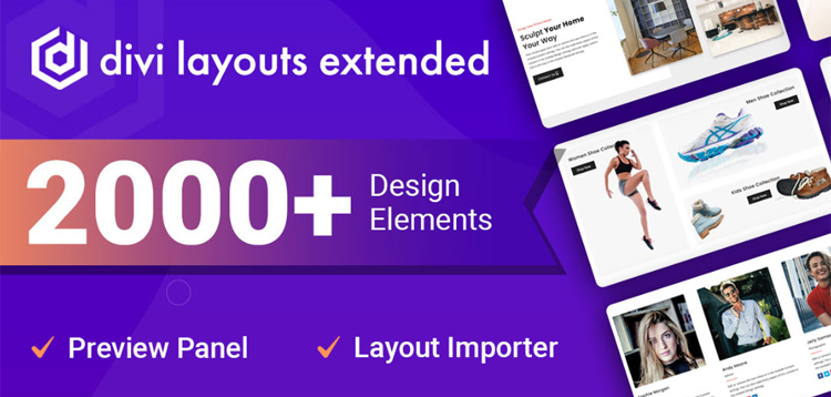 Item cover for download Divi Layouts Extended