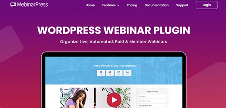 Item cover for download WebinarPress Pro – All in one Webinar Plugin for WordPress