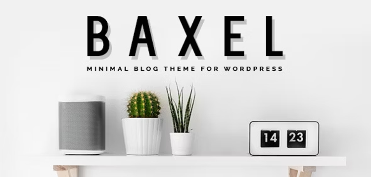 Item cover for download Baxel - Minimal Blog Theme for WordPress