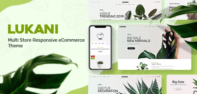Item cover for download Lukani - Plant Store Theme for WooCommerce WordPress