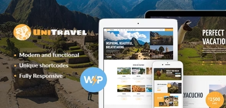 Item cover for download UniTravel | Travel Agency & Tourism Bureau WordPress Theme
