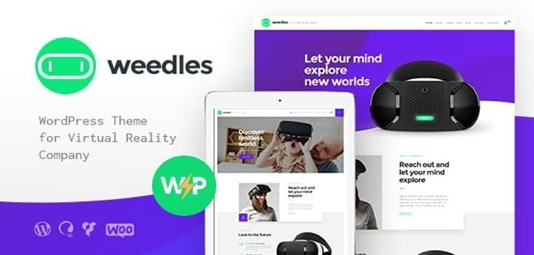 Item cover for download Weedles | Virtual Reality Landing Page & Store WordPress Theme