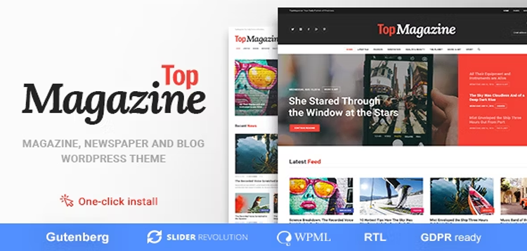 Item cover for download Top Magazine - Blog and News WordPress Theme