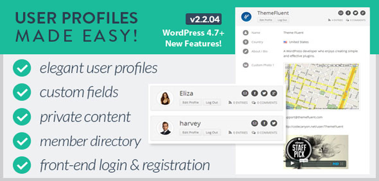 Item cover for download User Profiles Made Easy - WordPress Plugin