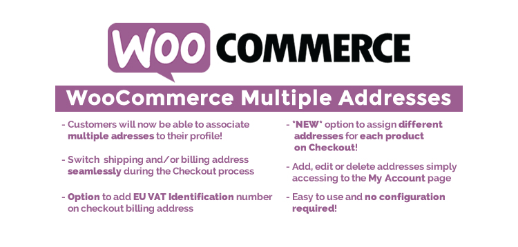 Item cover for download WooCommerce Multiple Customer Addresses