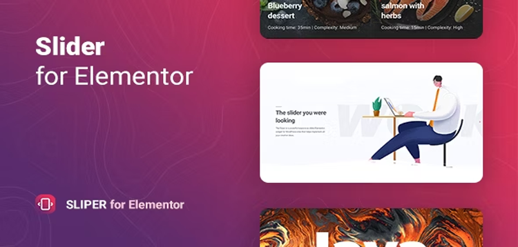 Item cover for download Sliper – Full-screen Slider for Elementor