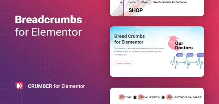 Item cover for download Breadcrumbs for Elementor – Crumber