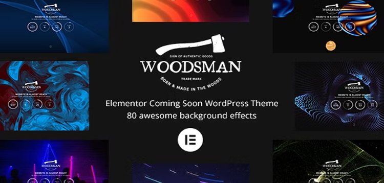 Item cover for download Woodsman - Elementor Coming Soon WordPress Theme