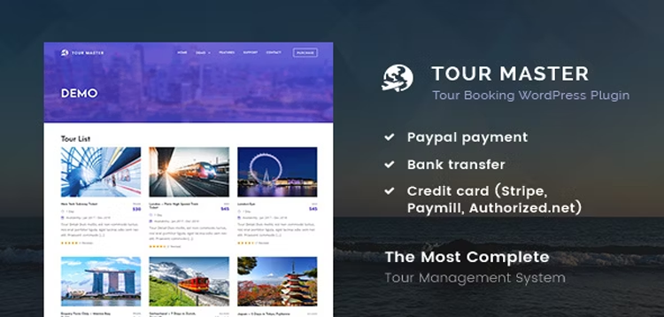 Item cover for download Tour Master - Tour Booking, Travel, Hotel