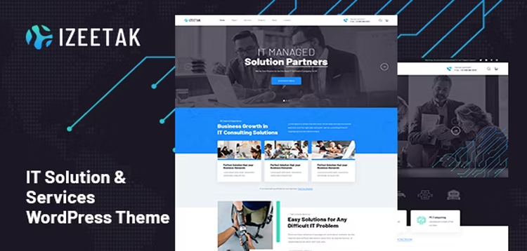 Item cover for download Izeetak – IT Solutions & Services WordPress Theme