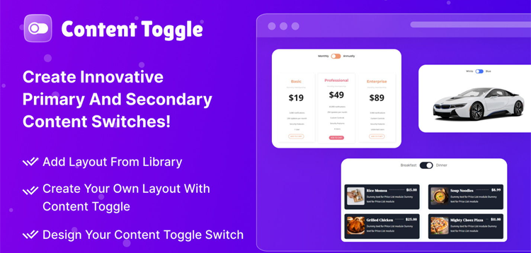 Item cover for download Divi Content Toggle