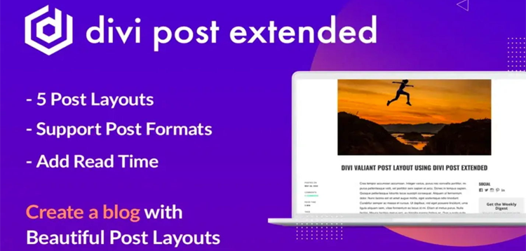 Item cover for download Divi Post Extended