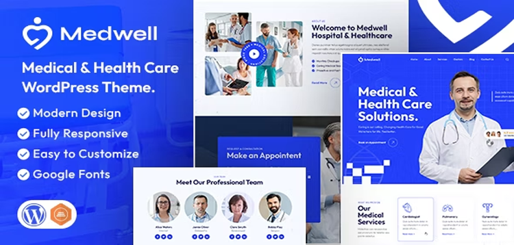 Item cover for download Medwell | Medical & Health Care WordPress Theme