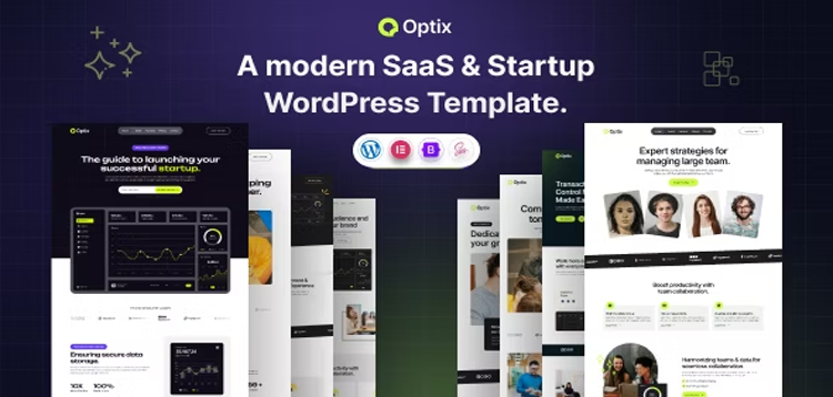 Item cover for download Optix - SaaS & Startup WordPress Theme