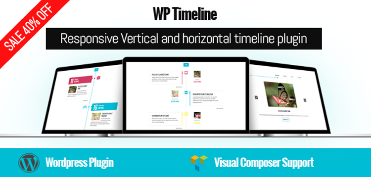 Item cover for download WP Timeline - Responsive Vertical and Horizontal timeline plugin