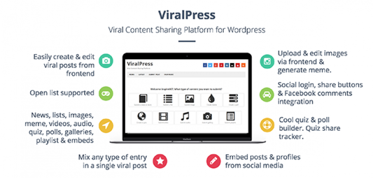 Item cover for download ViralPress - Viral news, lists, quiz, videos & polls plugin