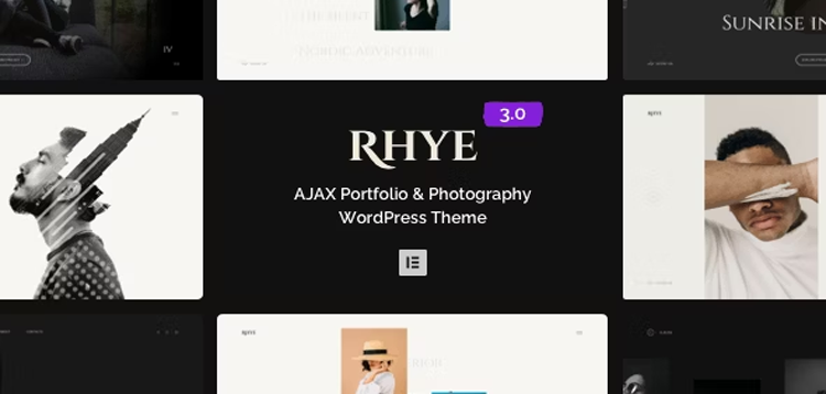 Item cover for download Rhye – AJAX Portfolio WordPress Theme