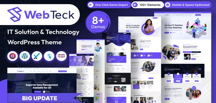 Item cover for download Webteck– IT Solution and Technology WordPress Theme