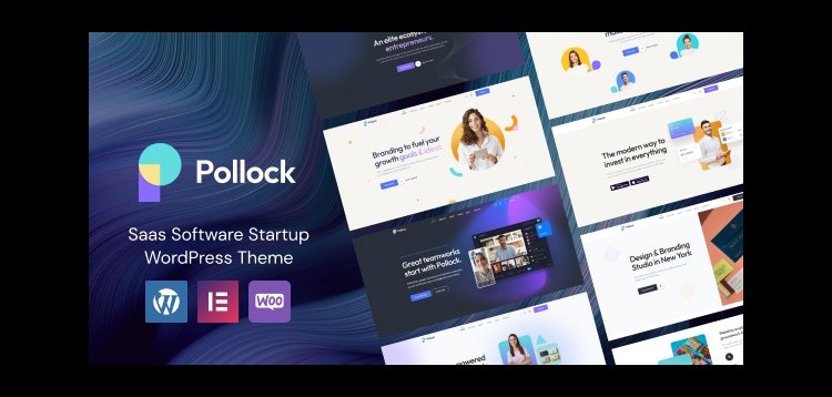 Item cover for download Pollock - Saas Software Startup WordPress Theme