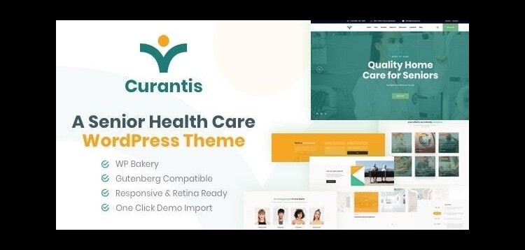 Item cover for download Curantis- Medical Care and Nursing WordPress