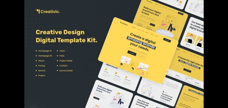 Item cover for download Creativic - Creative Agency Elementor Template Kit