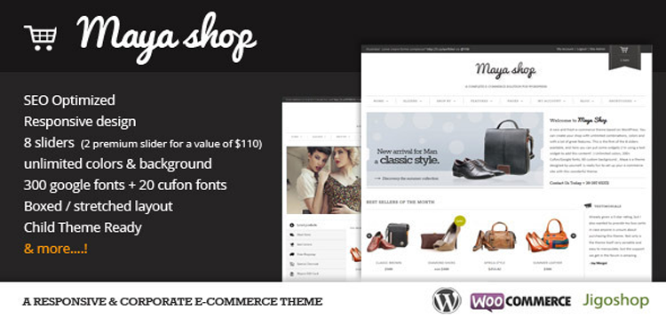 Item cover for download MayaShop - A Flexible Responsive e-Commerce Theme