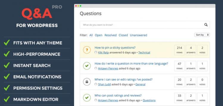 Item cover for download DW Question & Answer Pro - WordPress Plugin