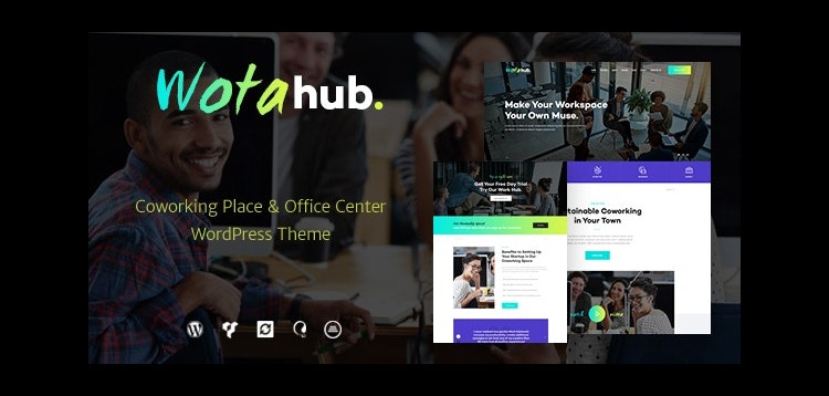 Item cover for download WotaHub | Coworking Space WordPress Theme