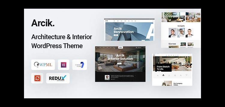 Item cover for download Arcik - Architecture WordPress Theme