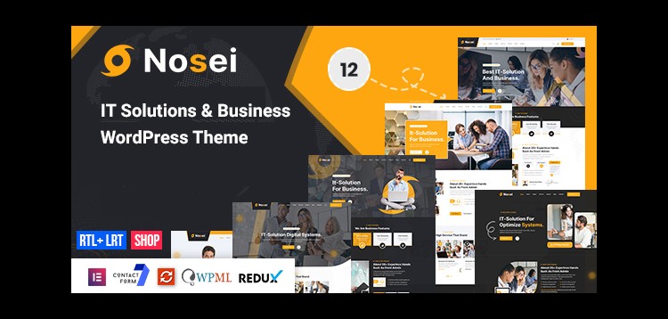 Item cover for download Nosei - IT Solutions & Services WordPress Theme