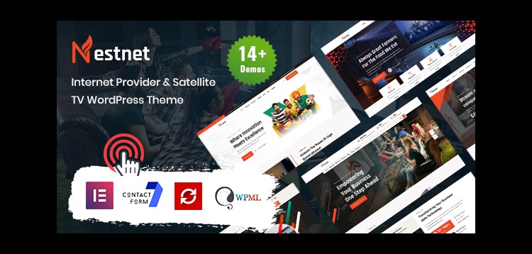 Item cover for download Nestnet - Internet Provider & Satellite TV WordPress Theme