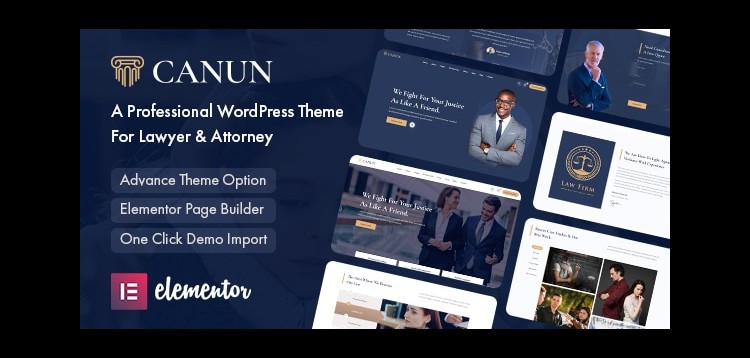 Item cover for download Canun - Lawyer & Attorney WordPress Theme